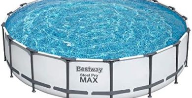 BESTWAY 56462 - Piscina Desmontable Tubular Steel Pro Max 549x122 cm Depuradora de cartucho de 5.678 litros/hora