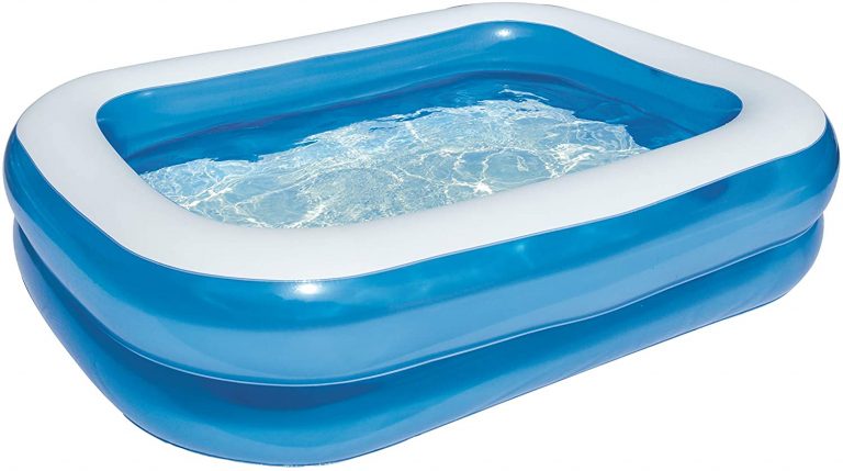 Bestway 54005 - Piscina Hinchable Infantil Blue Rectangular 201x150x51 cm