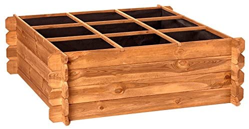 Huerto urbano Seed Planter 120, 40 x 120 x 120 cm, madera de pino