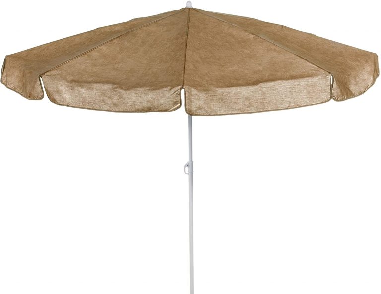 Sonnenschirm 180cm - Sombrilla para Patio, Color Beige