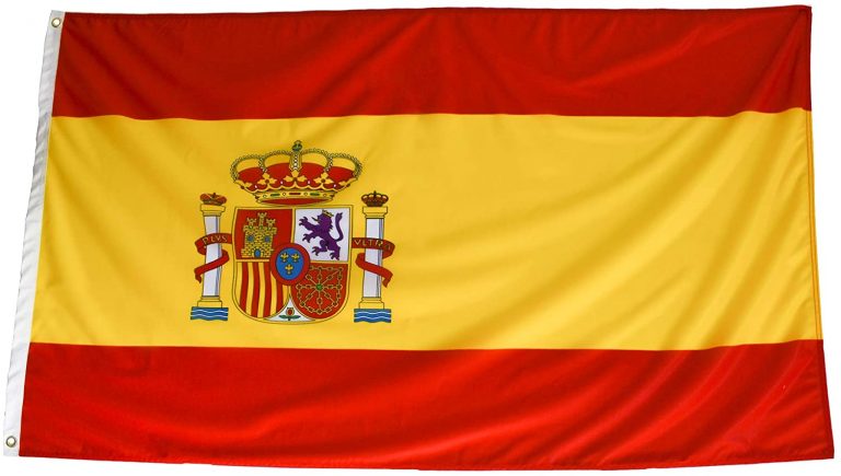 Bandera Española Grande para Exterior 150x90 cm