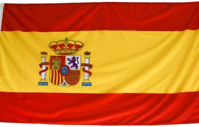 Bandera de España de Tela Fuerte