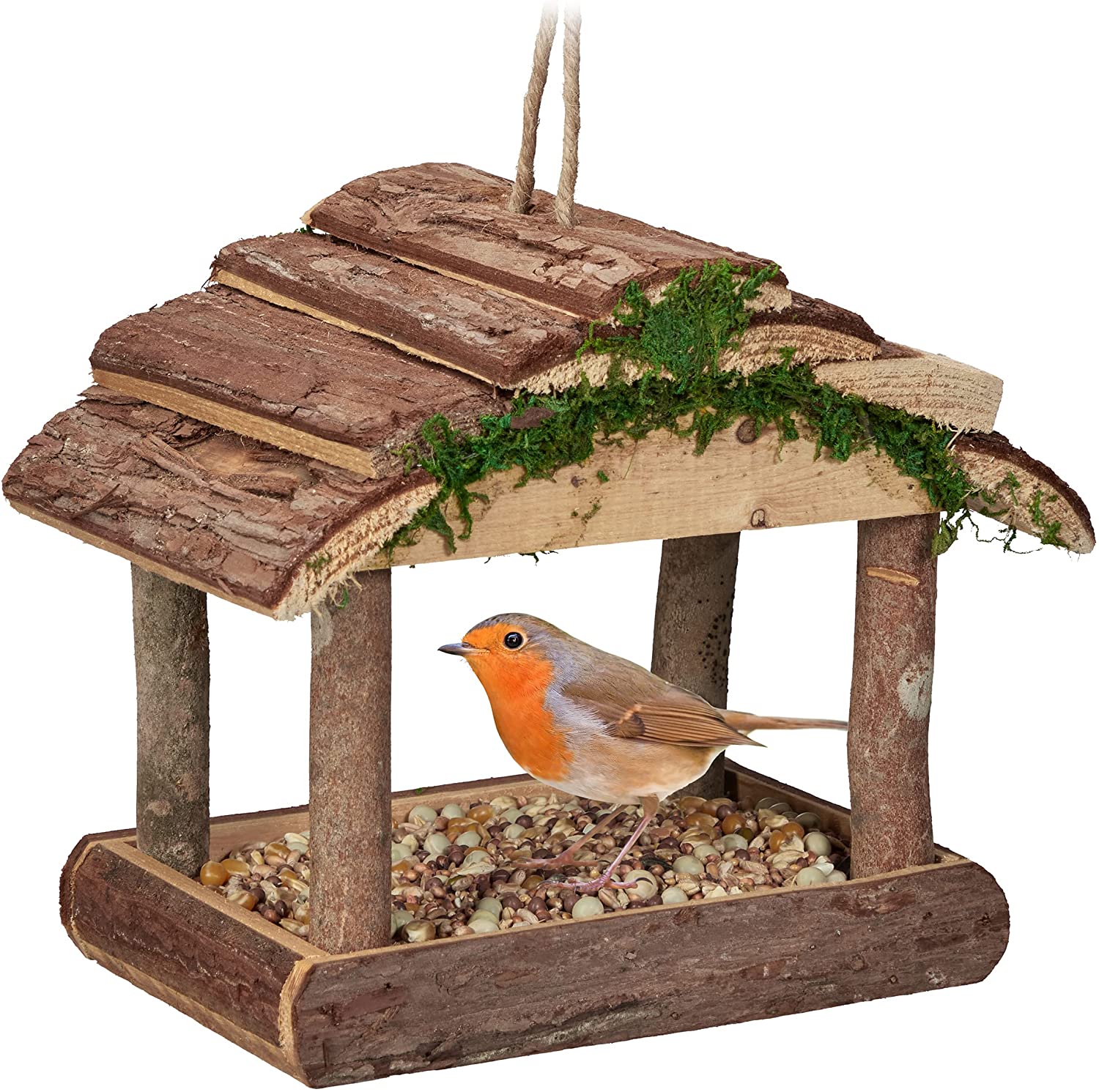 Comedero Exterior Farolillo para Pájaros — Romac Mascotas